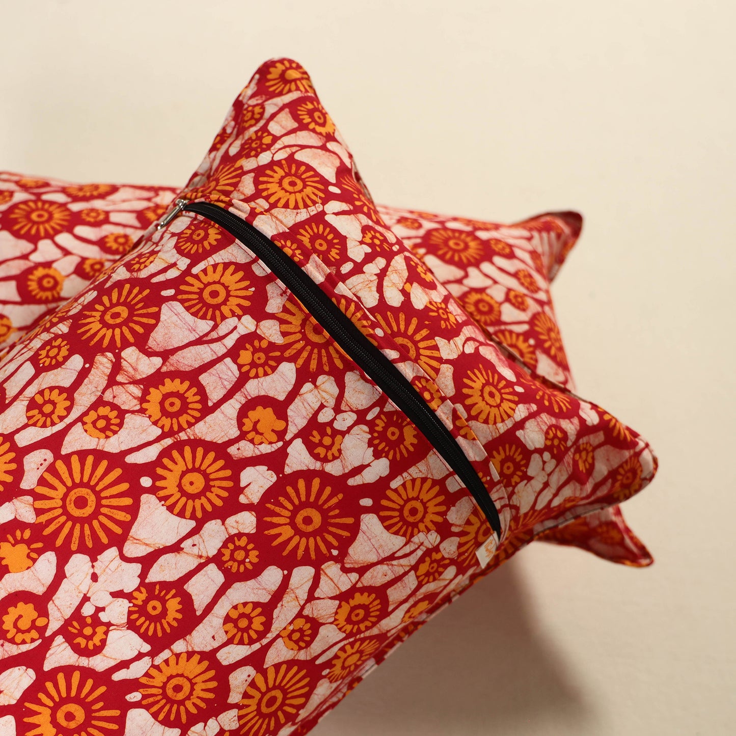 Batik Print Cotton Pillow Covers (Set of 2) 21