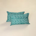 Batik Print Cotton Pillow Covers (Set of 2) 22
