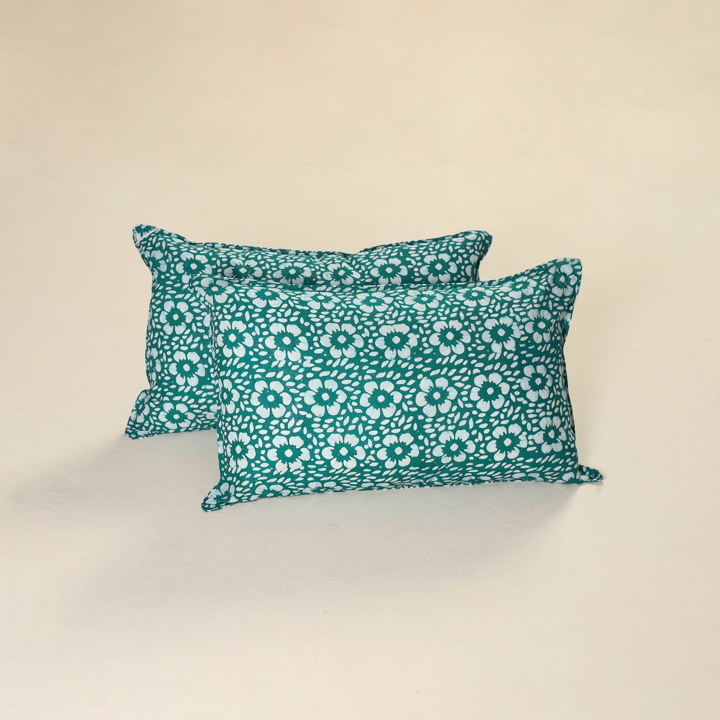 Batik Print Cotton Pillow Covers (Set of 2) 22