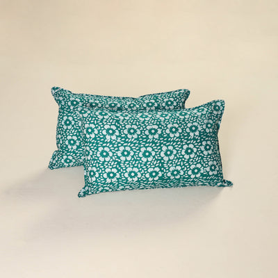 Batik Print Cotton Pillow Covers (Set of 2) 22