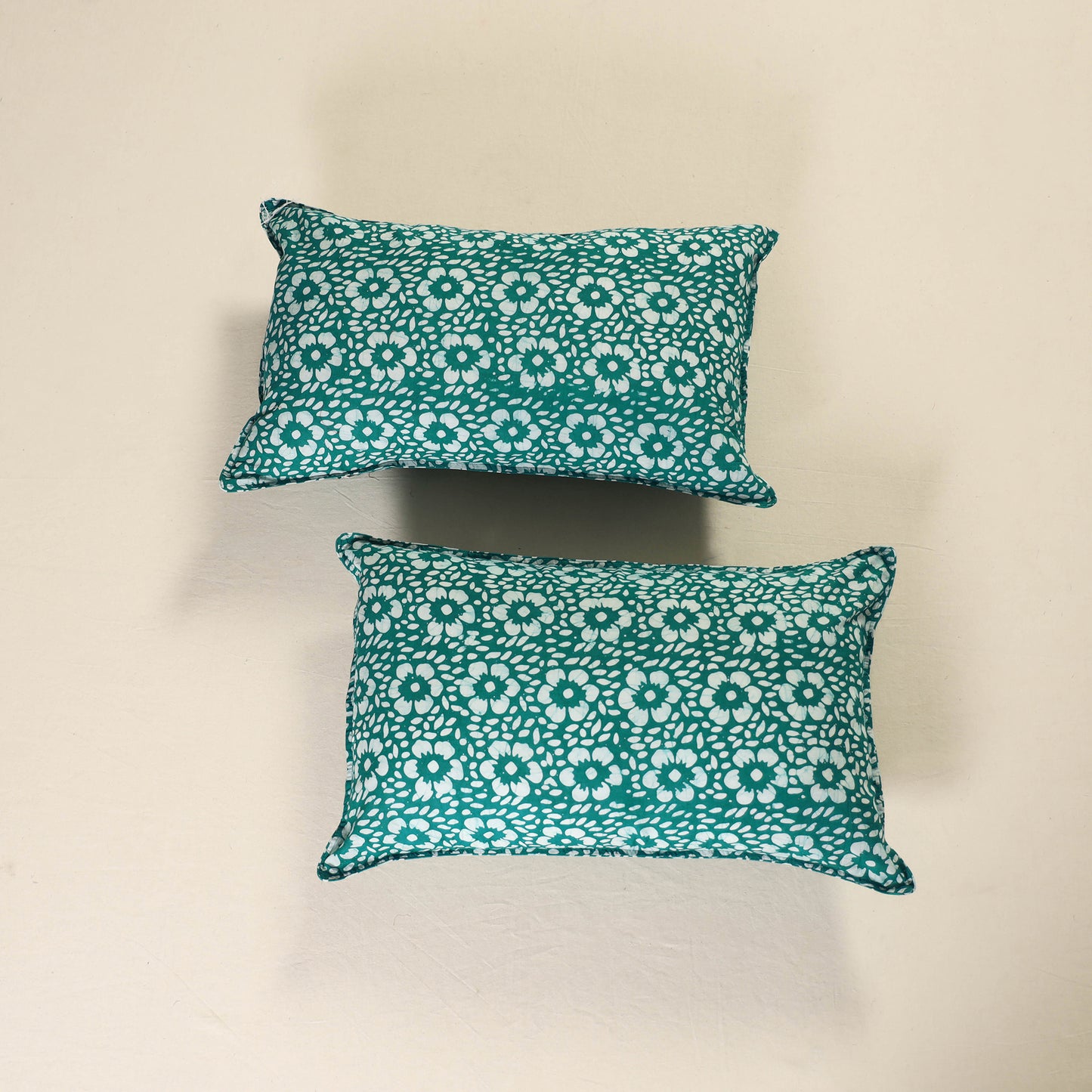 Batik Print Cotton Pillow Covers (Set of 2) 22