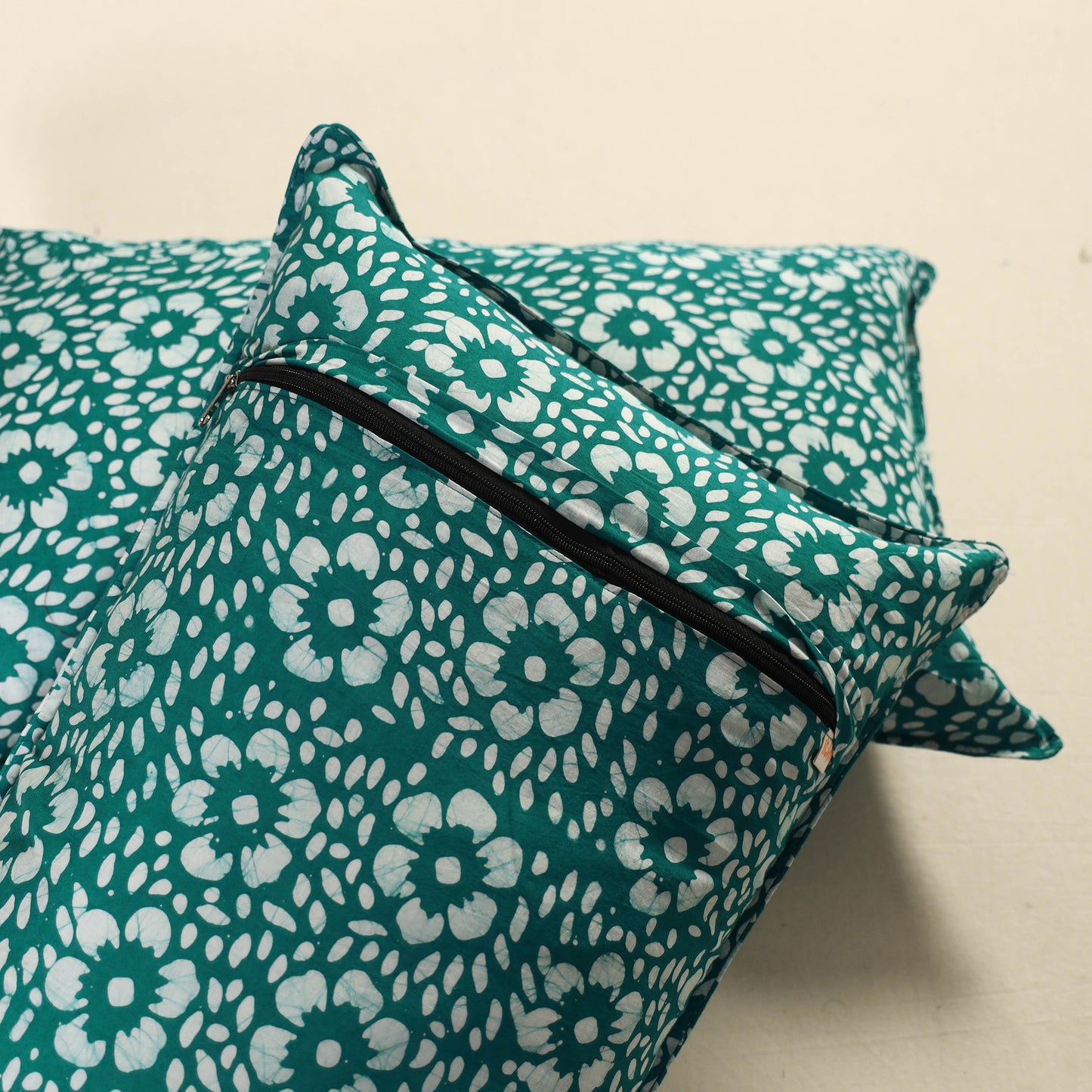 Batik Print Cotton Pillow Covers (Set of 2) 22