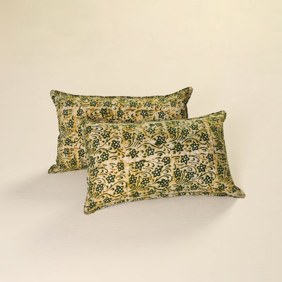 Batik Print Cotton Pillow Covers (Set of 2) 23