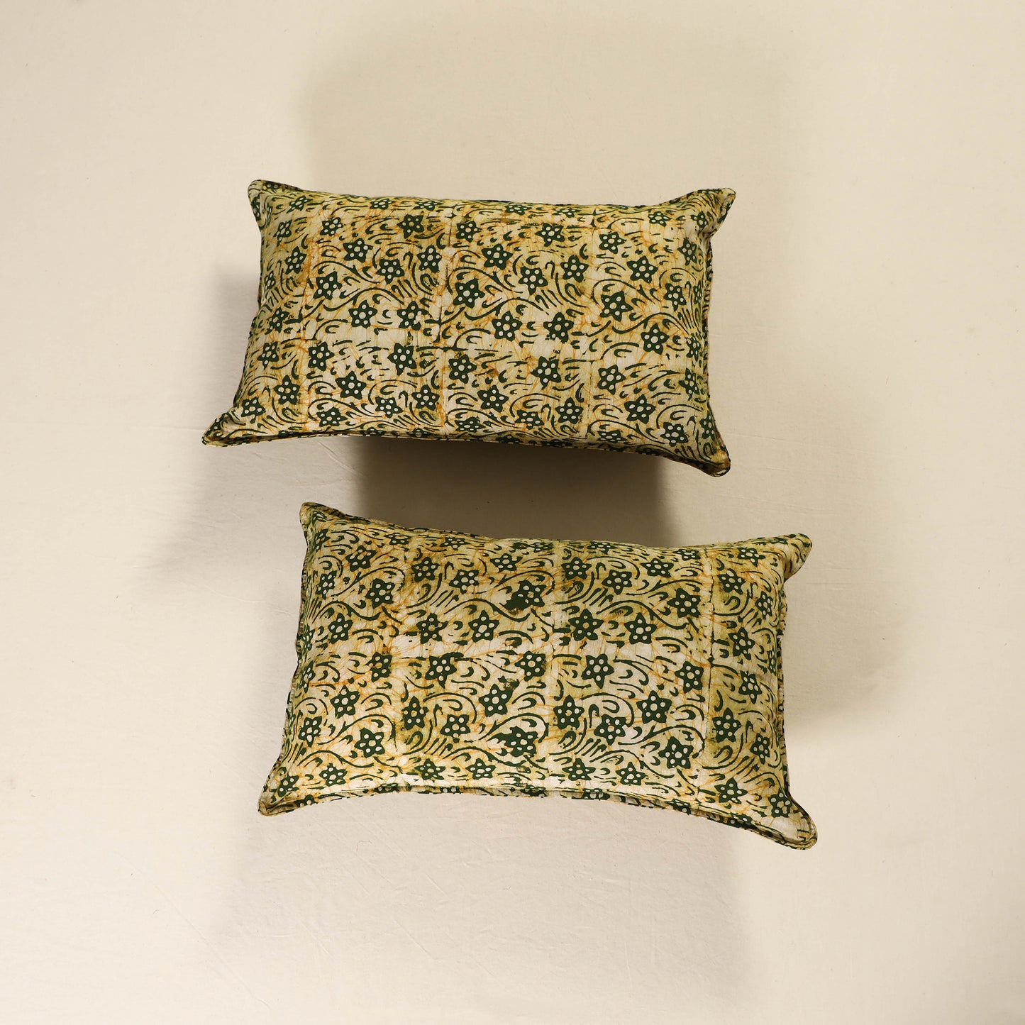 Batik Print Cotton Pillow Covers (Set of 2) 23