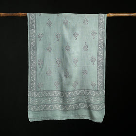 Pure Merino Wool Hand Block Akola Print Stole 05