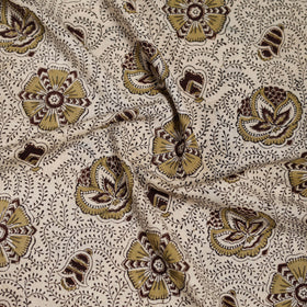Pedana Hand Block Print Natural Dyed Cotton Kalamkari Scarf 57