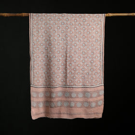 Pure Merino Wool Hand Block Akola Print Stole 14