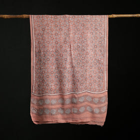 Pure Merino Wool Hand Block Akola Print Stole 15