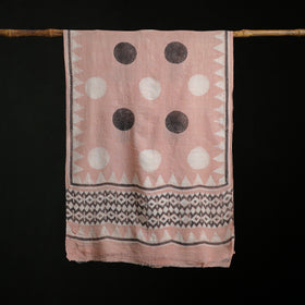 Pure Merino Wool Hand Block Akola Print Stole 16