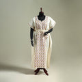 Bengal Kantha Hand Embroidery Cotton Long Kaftan 52