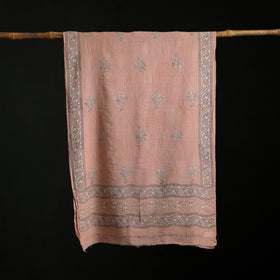 Pure Merino Wool Hand Block Akola Print Stole 18