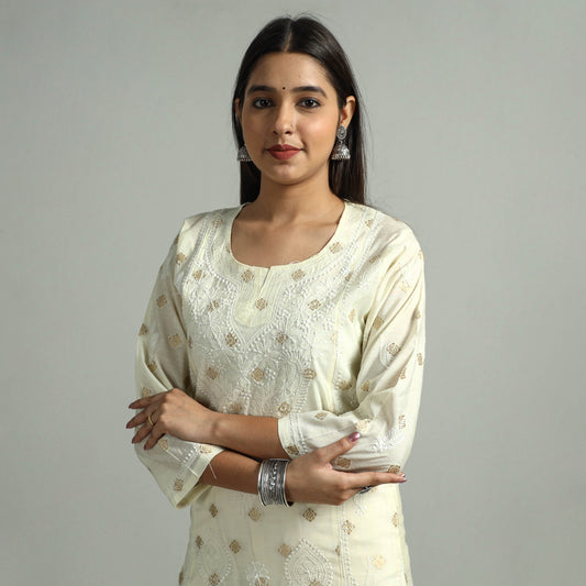 Chikankari Embroidered Kurta