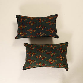 Ajrakh Print Cotton Pillow Cover (Set of 2) 30