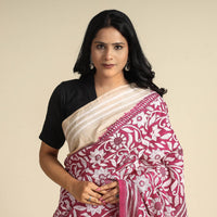 Kantha Embroidery Saree