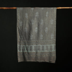 Pure Merino Wool Hand Block Akola Print Stole 26