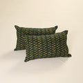Ajrakh Print Cotton Pillow Cover (Set of 2) 31