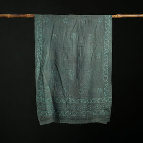 Pure Merino Wool Hand Block Akola Print Stole 28