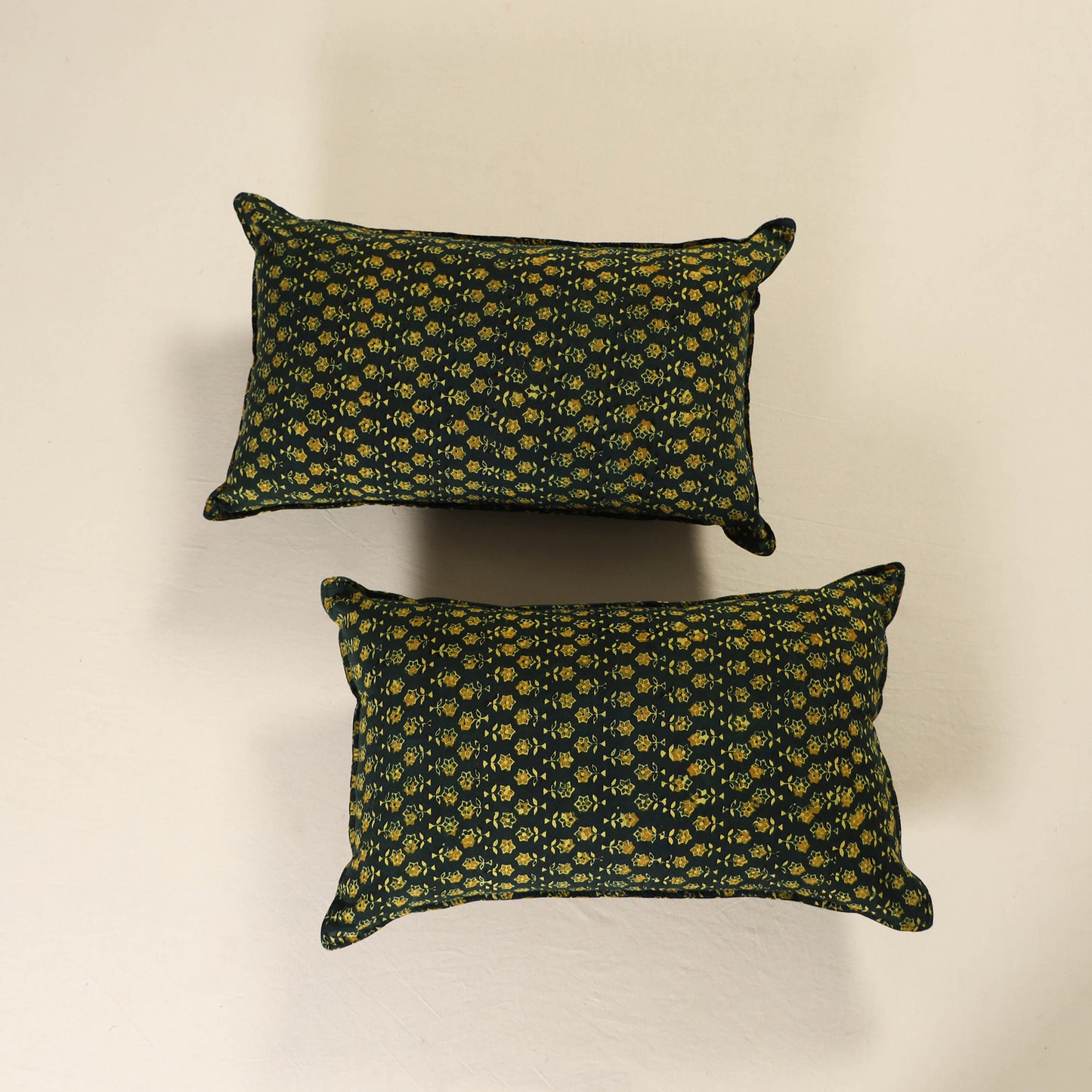 Ajrakh Print Cotton Pillow Cover (Set of 2) 31
