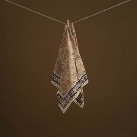 Pedana Hand Block Print Natural Dyed Cotton Kalamkari Scarf 44