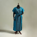 Bengal Kantha Hand Embroidery Cotton Long Kaftan 55
