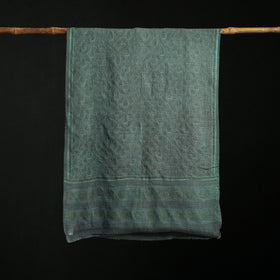 Pure Merino Wool Hand Block Akola Print Stole 30