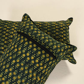 Ajrakh Print Cotton Pillow Cover (Set of 2) 31