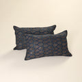 Ajrakh Print Cotton Pillow Cover (Set of 2) 32