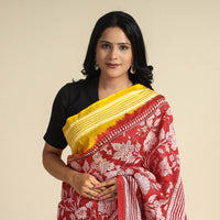 Kantha Embroidery Saree