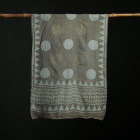 Pure Merino Wool Hand Block Akola Print Stole 35