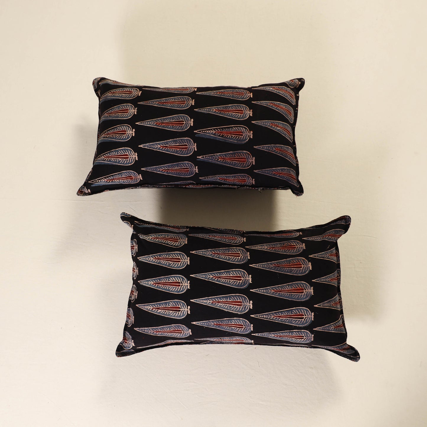 Ajrakh Print Cotton Pillow Cover (Set of 2) 33