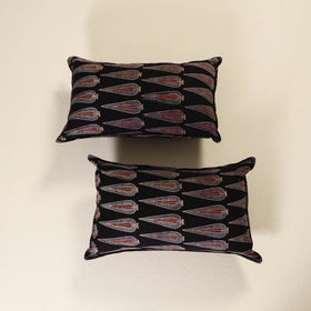Ajrakh Print Cotton Pillow Cover (Set of 2) 33
