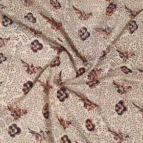 Pedana Hand Block Print Natural Dyed Cotton Kalamkari Scarf 38
