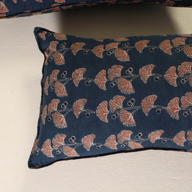 Ajrakh Print Cotton Pillow Cover (Set of 2) 34