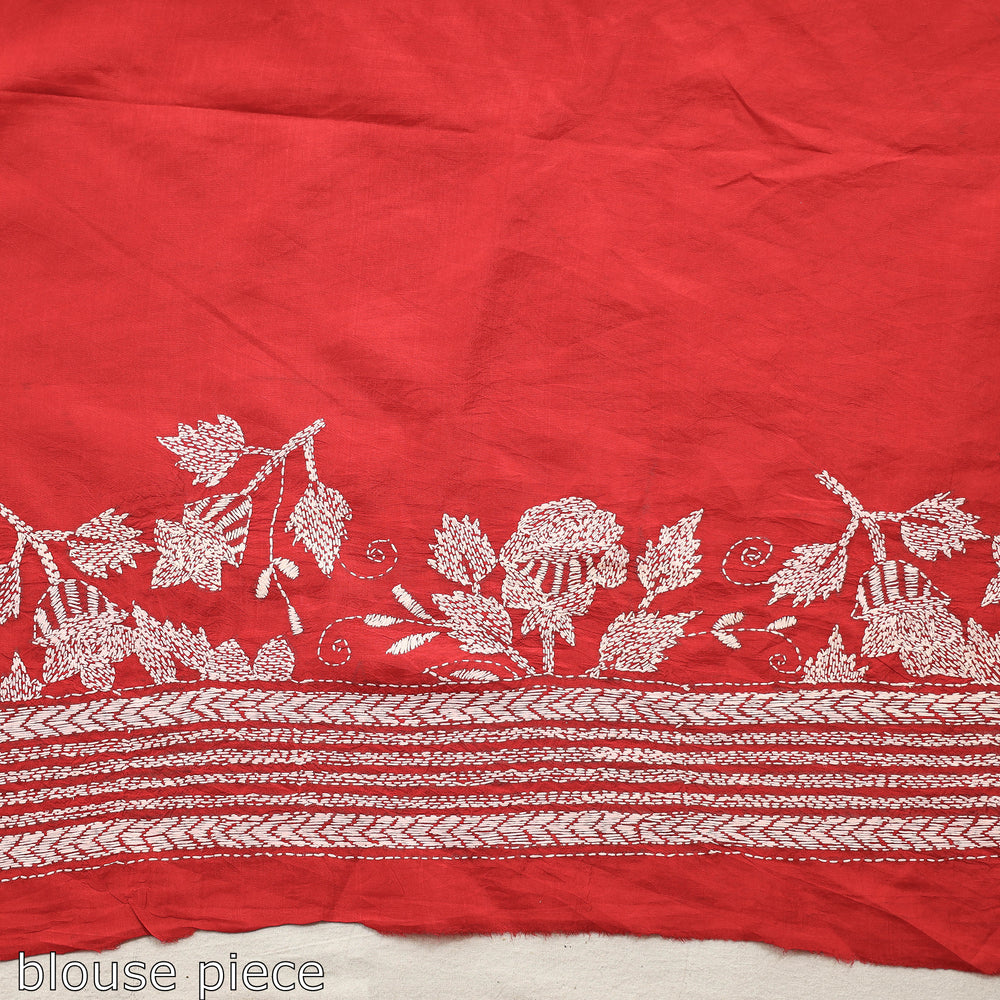 Kantha Embroidery Saree