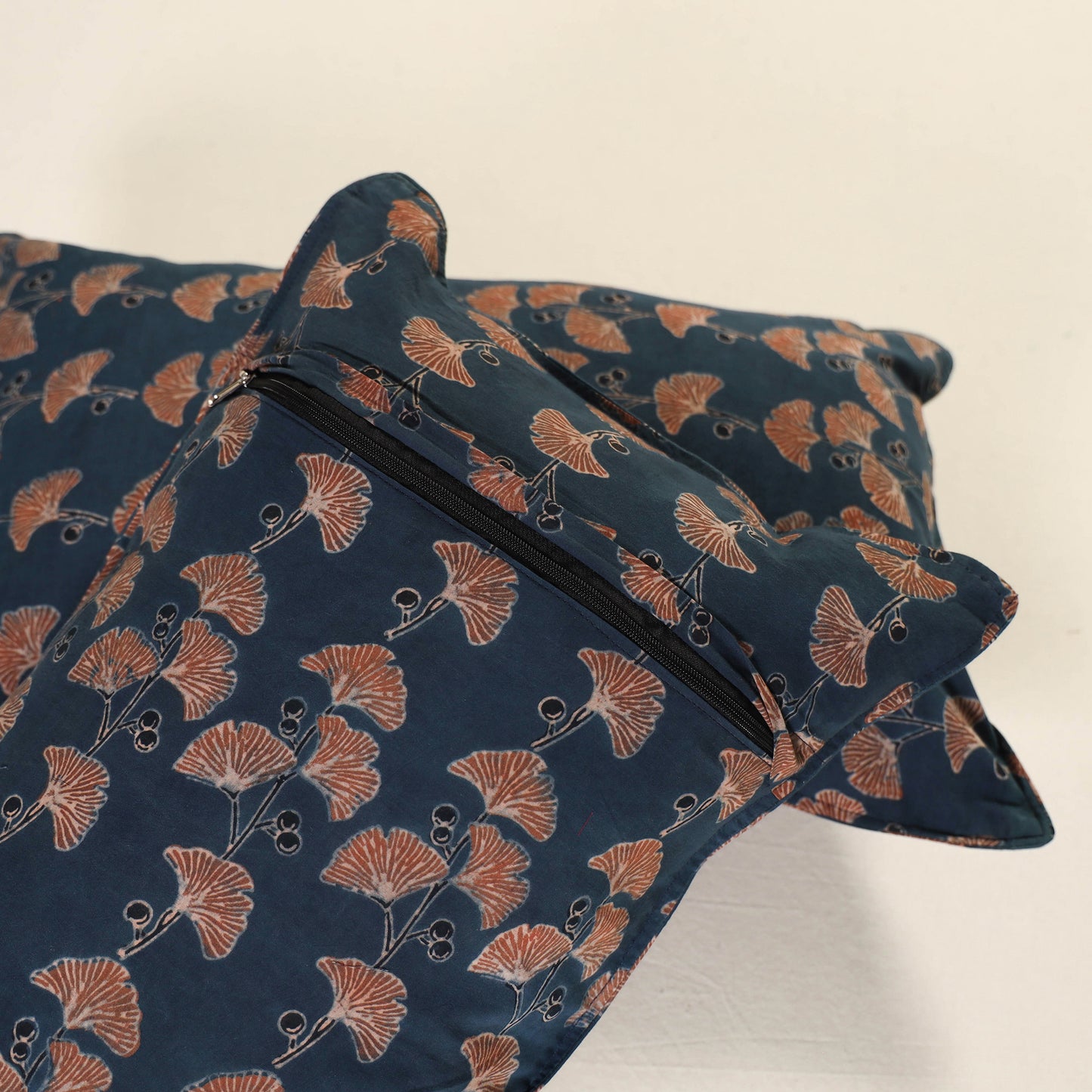 Ajrakh Print Cotton Pillow Cover (Set of 2) 34