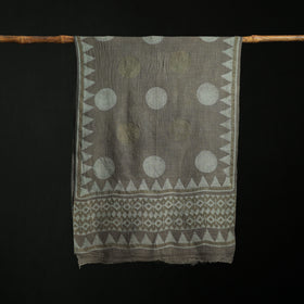 Pure Merino Wool Hand Block Akola Print Stole 41