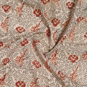Pedana Hand Block Print Natural Dyed Cotton Kalamkari Scarf 36