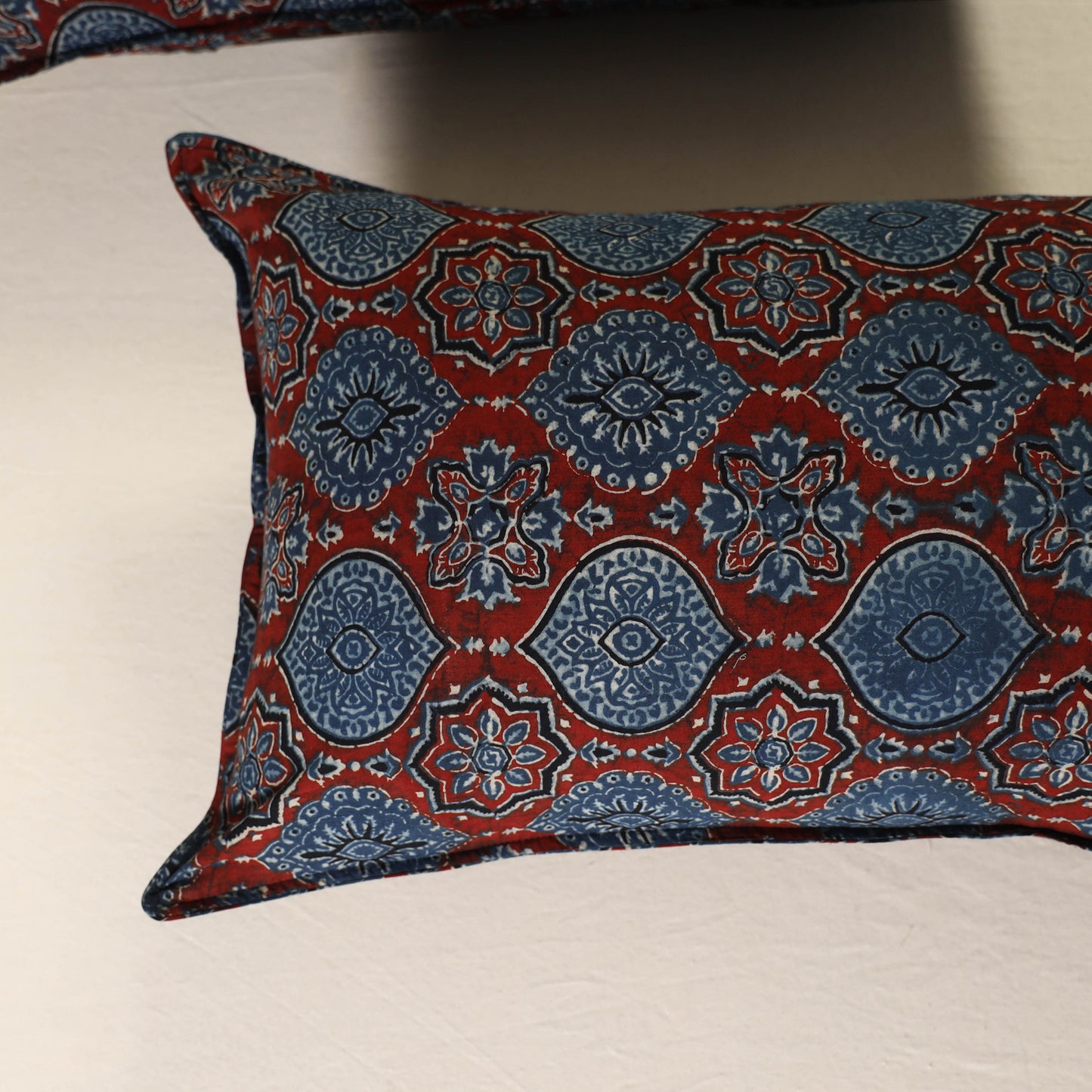 Ajrakh Print Cotton Pillow Cover (Set of 2) 35