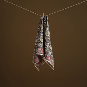Pedana Hand Block Print Natural Dyed Cotton Kalamkari Scarf 34