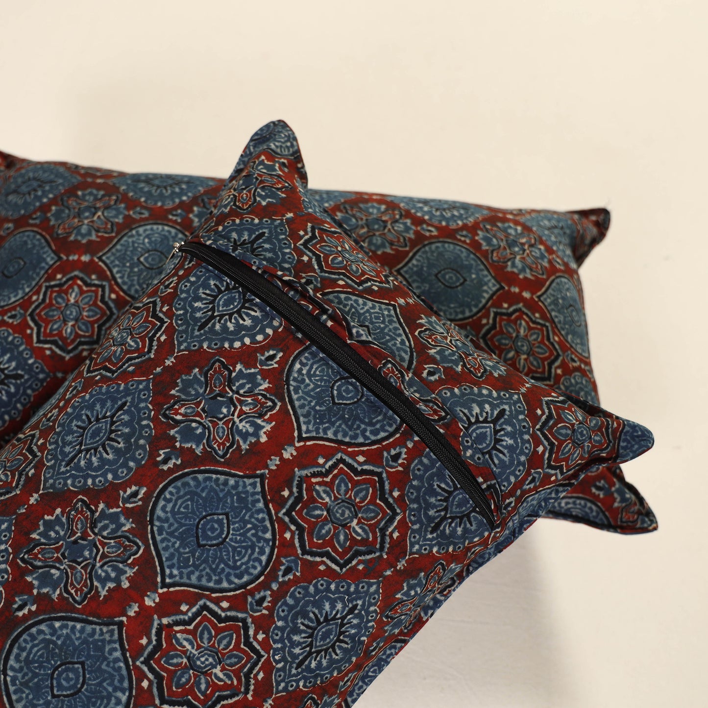 Ajrakh Print Cotton Pillow Cover (Set of 2) 35