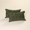 Ajrakh Print Cotton Pillow Cover (Set of 2) 36