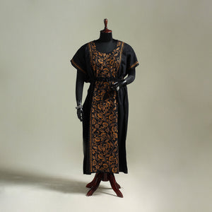 Bengal Kantha Hand Embroidery Cotton Long Kaftan 61