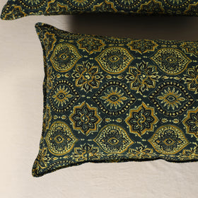 Ajrakh Print Cotton Pillow Cover (Set of 2) 36