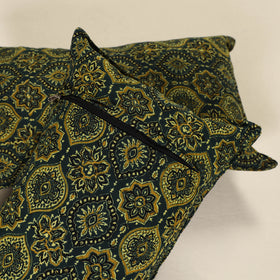 Ajrakh Print Cotton Pillow Cover (Set of 2) 36