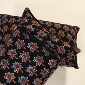Ajrakh Print Cotton Pillow Cover (Set of 2) 37