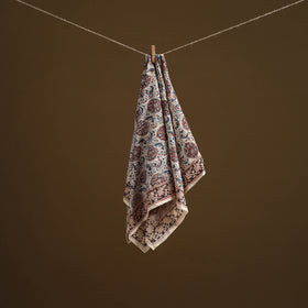 Pedana Hand Block Print Natural Dyed Cotton Kalamkari Scarf 28
