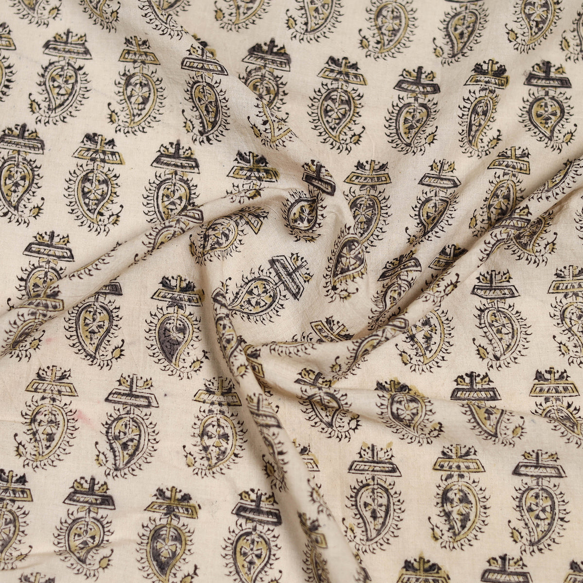 Pedana Hand Block Print Natural Dyed Cotton Kalamkari Scarf 27