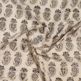 Pedana Hand Block Print Natural Dyed Cotton Kalamkari Scarf 27