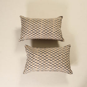 Ajrakh Print Cotton Pillow Cover (Set of 2) 39