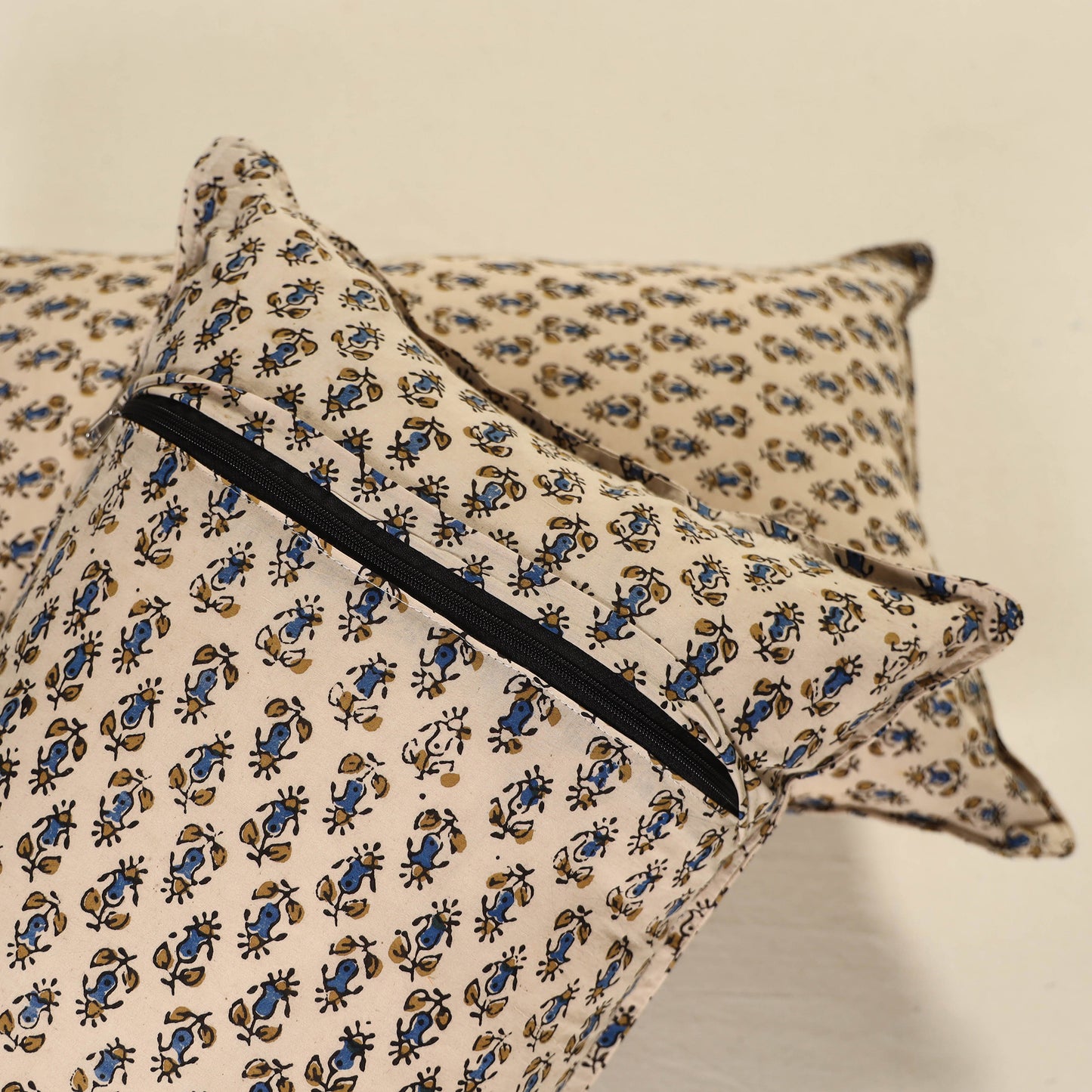 Ajrakh Print Cotton Pillow Cover (Set of 2) 39